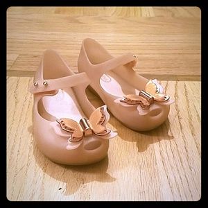 Mini Melissa Baby Girl Shoes - size 7